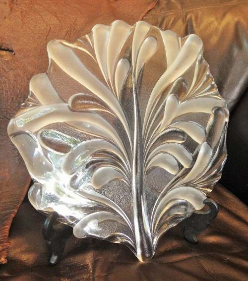 GLASS TRAY Finland Tree Of Life FROSTED WD370MM