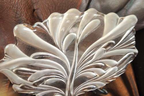 GLASS TRAY Finland Tree Of Life FROSTED WD370MM