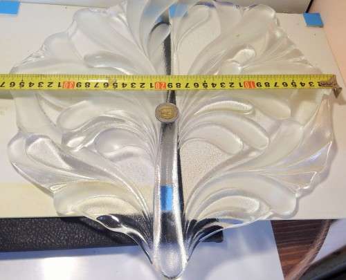 GLASS TRAY Finland Tree Of Life FROSTED WD370MM