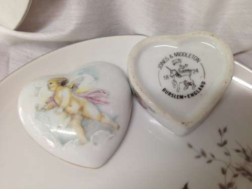 2 CeramicBoxes+lids Jones+Middleton*GREAT COUNTRY HOME DECOR*L@@Ka t my BUY NOW LISTINGS**NO WAITING