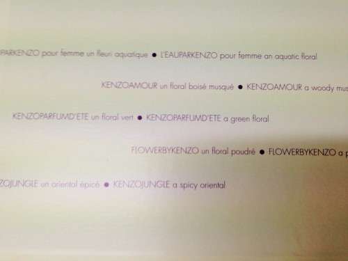 Perfume bottle - 5 miniature KENZO * Travel limited edition boxed  empty