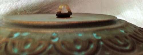 BRASS 2TRAY/WALL-PLATES RING on Back To HANG center ceramic LOOK At My BUY NOW LISTINGS NO WAITING
