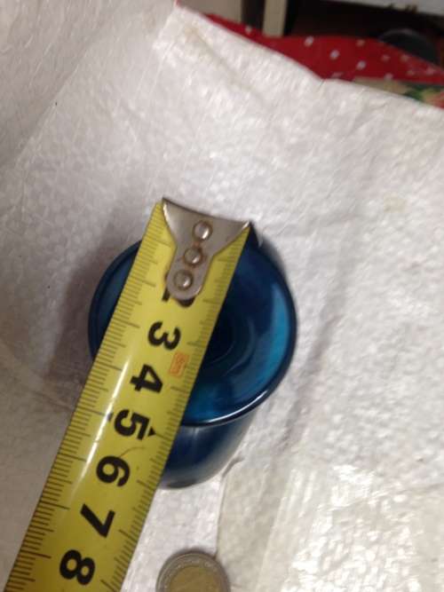 MDINA Malta GLASS- Perfume bottle/ Art Vase /paper weight*SIGNED MDIA+ Paper label