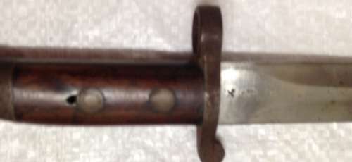 1888 PAttern Enfield Bayonet and Scabbard no frog
