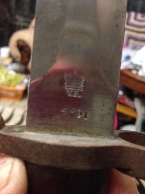 1888 PAttern Enfield Bayonet and Scabbard no frog