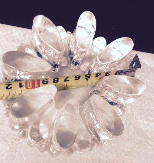 Scandinavian*8 Iceberg Art Glass Crystal LOOK At My BUY NOW LISTINGS NO WAITING