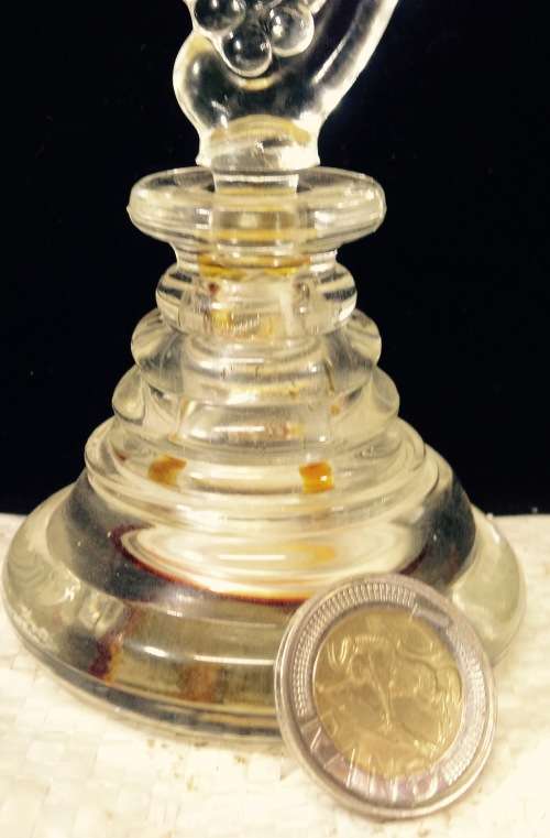 Perfume bottles - 2 empty  Figural top +1930`s *Worth  Perfume bottle some Contents