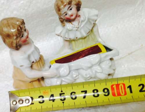 Victorian Girls Ornament fairing Match box TrinketholderLook At All My BUY NOW Listings NO WAITING