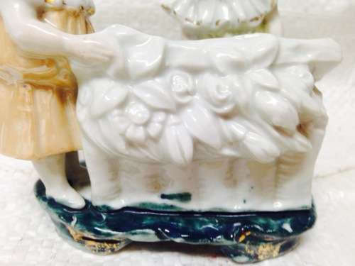 Victorian Girls Ornament fairing Match box TrinketholderLook At All My BUY NOW Listings NO WAITING