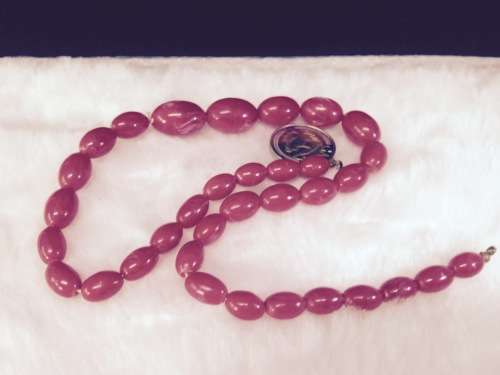 Graduating beads Necklace 1950,s Plastic GREAT COUNTRY HOME DECOR*L@@KatMyBUY NOW *NO WATIING
