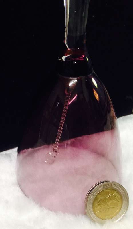 !!WOW!! BELL  Murano Glass Amethyst *GREAT COUNTRY HOME DECOR*L@@KatMyBUY NOW *NO WATIING