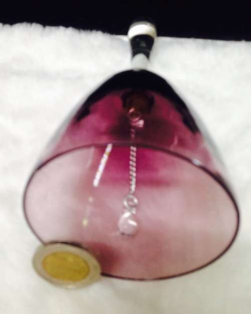 !!WOW!! BELL  Murano Glass Amethyst *GREAT COUNTRY HOME DECOR*L@@KatMyBUY NOW *NO WATIING