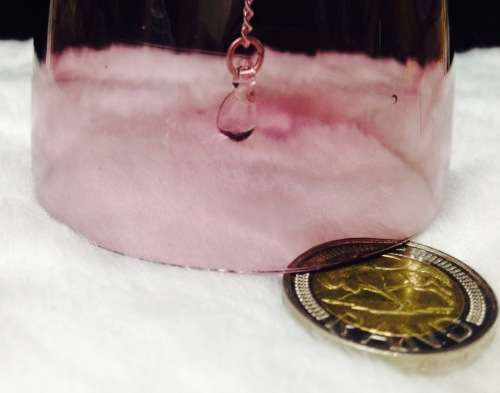 !!WOW!! BELL  Murano Glass Amethyst *GREAT COUNTRY HOME DECOR*L@@KatMyBUY NOW *NO WATIING