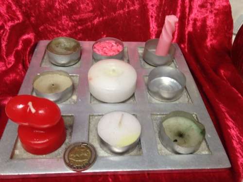 Candle holder metal tray *candles not included *GREAT COUNTRyHOMeDECOR*L@@katMY*BUYNOW*NO WAITING*