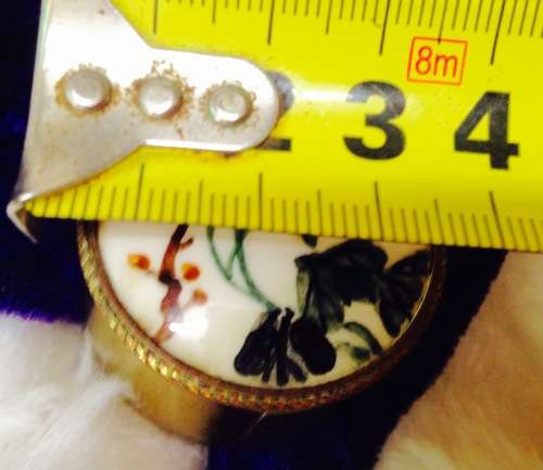 Pill Box Enamel top Padded Look at my Buy Now Listings No Waiting