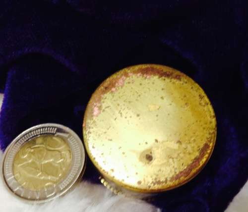 Pill Box Enamel top Padded Look at my Buy Now Listings No Waiting