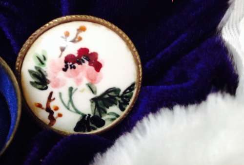 Pill Box Enamel top Padded Look at my Buy Now Listings No Waiting