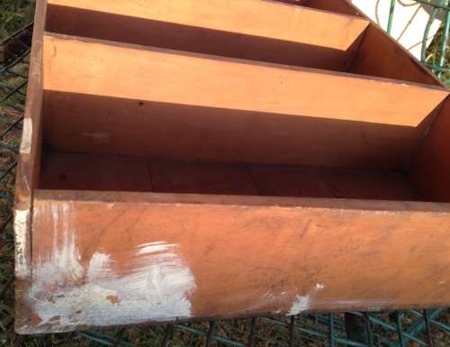 Wood 4 SHELF -  Distressed VERY VINTAGE DECORATIVE