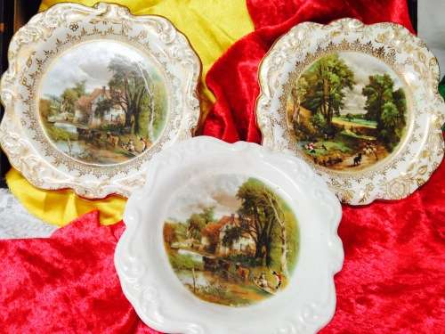 3 JAMES KENT small (2Chintz) wal lPlates* LOOK at My BUY NOW listings NO WAITING