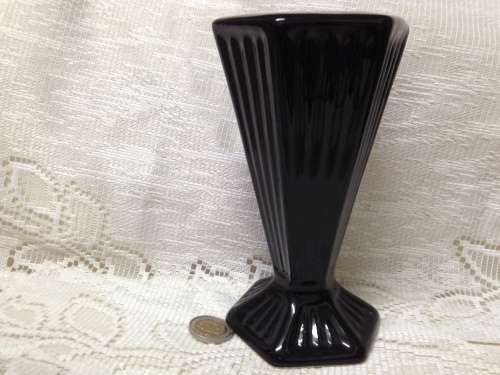 VASE CERAMIC Stylized by Hexagonal and Verticle Rib LOOK At My BUY NOW LISTINGS NO WAITING