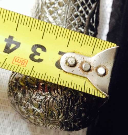EXQUISITE NOVELTY Ashtray Shoe Embossed Metal