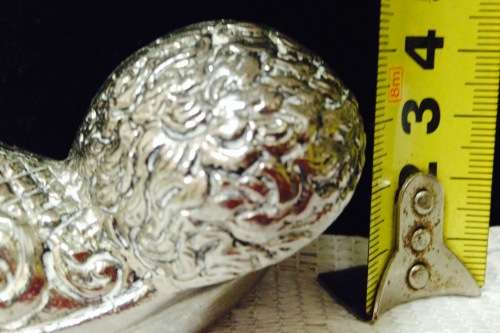 EXQUISITE NOVELTY Ashtray Shoe Embossed Metal