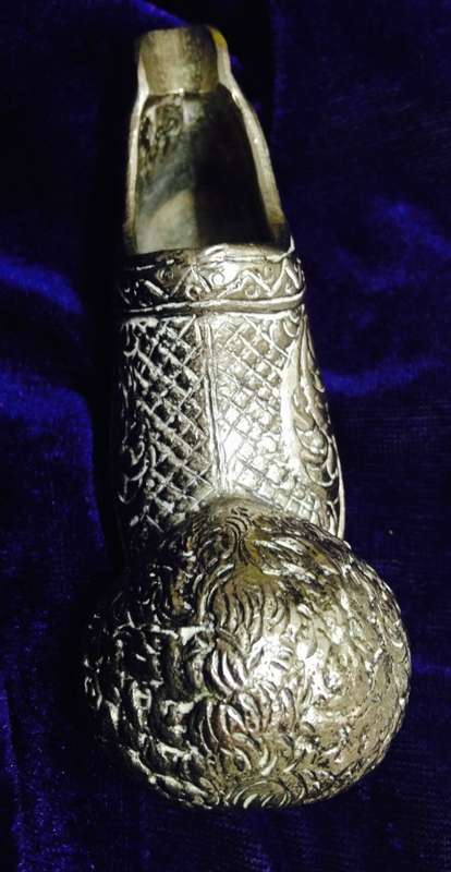 EXQUISITE NOVELTY Ashtray Shoe Embossed Metal
