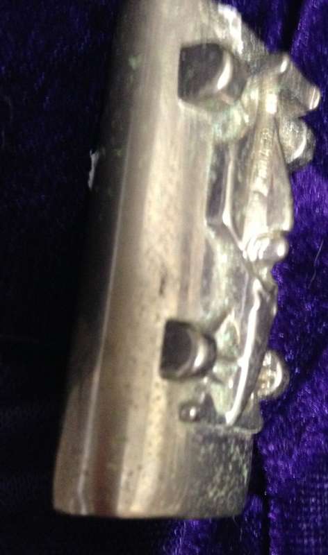 Rare* Novelty *Car Shape Lighter Holder RENAULT silver tone