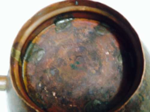*EXCEPTIONAL****COPPER BOWL seeFab HANDLES -Patenta excellent *GREAT COUNTRY HOME DECOR*L@@KatBuyNow