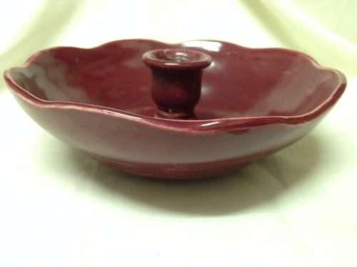 My Lady`s chamber*CANDLE Stick `Deep Bowl Ceramic LOOK At My BUY NOW LISTINGS NO WAITING