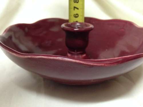 My Lady`s chamber*CANDLE Stick `Deep Bowl Ceramic LOOK At My BUY NOW LISTINGS NO WAITING