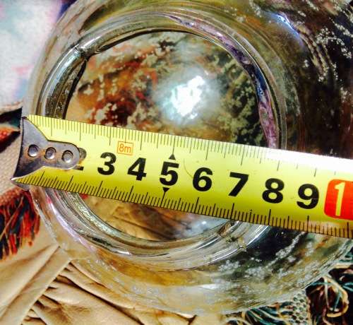 EXQUSITE   GLASS LAMP SHADE -1-FROSTED BITS* l@@Kat LOTS PICTURES