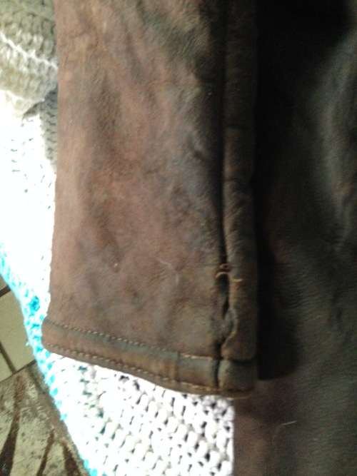 BUFFALO HIDE Genuine +fur lined  double breasted Coat* LOOK At My BUY NOW LISTINGS NO WAITING