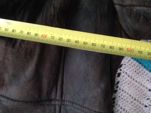 BUFFALO HIDE Genuine +fur lined  double breasted Coat* LOOK At My BUY NOW LISTINGS NO WAITING