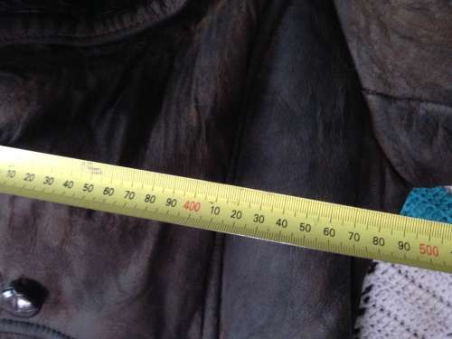 BUFFALO HIDE Genuine +fur lined  double breasted Coat* LOOK At My BUY NOW LISTINGS NO WAITING