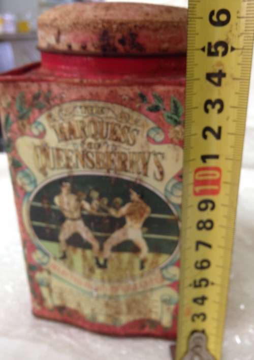 Tea Tin MARQUESS of QUEENSBERRYS selected Blend of Indian look at All My BUY NOW*NO WAITING