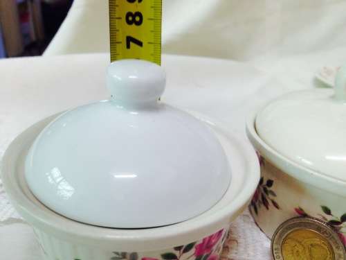 2 Bowls + 2 lids not original WEDGEWOOD - CHINTZ - Pink  ROSES  ENGLAND