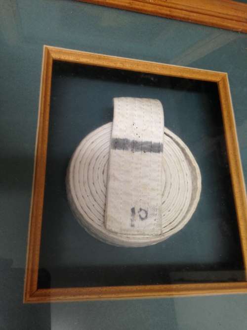 2 BOX FRAMES Karate belts LOOK At My BUY listings NO WAITING