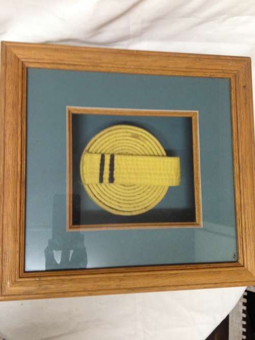 2 BOX FRAMES Karate belts LOOK At My BUY listings NO WAITING