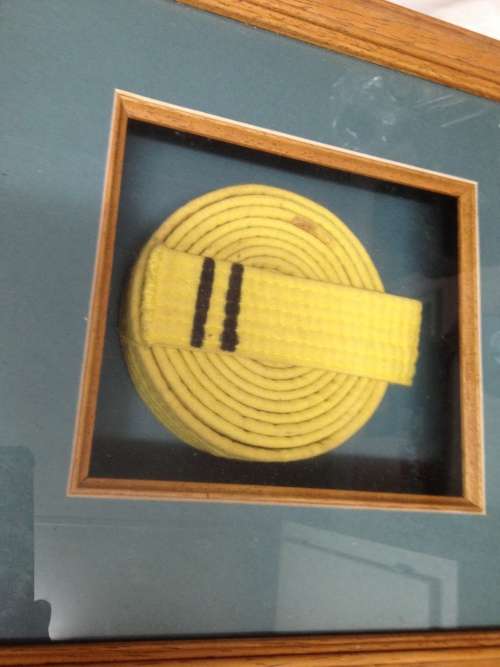 2 BOX FRAMES Karate belts LOOK At My BUY listings NO WAITING
