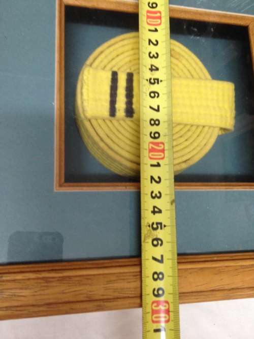2 BOX FRAMES Karate belts LOOK At My BUY listings NO WAITING