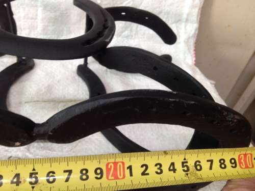 IRON WINE &GLASS -8 HORSE SHOE,s LOOK At My BUY NOW LISTINGS NO WAITING