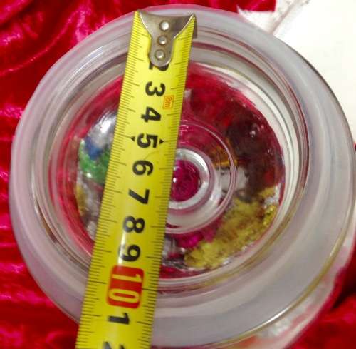 GLASS BOWL+ LID - Lovely table centre