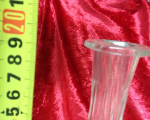 Decanter Vintage Thumbies Glass Star Base Onion Shape LOOK AT MY BUY NOW LISTINGS NO WAITING