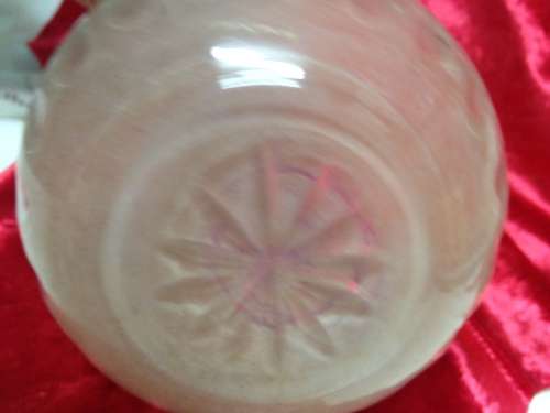 Decanter Vintage Thumbies Glass Star Base Onion Shape LOOK AT MY BUY NOW LISTINGS NO WAITING