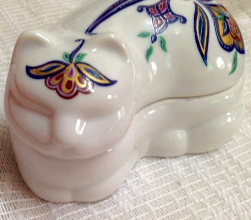 2*Byzantine Cat box Ginger jar ELIZABETH ARDENL@@KatMyBUY NOWitems*NO WAITiNG