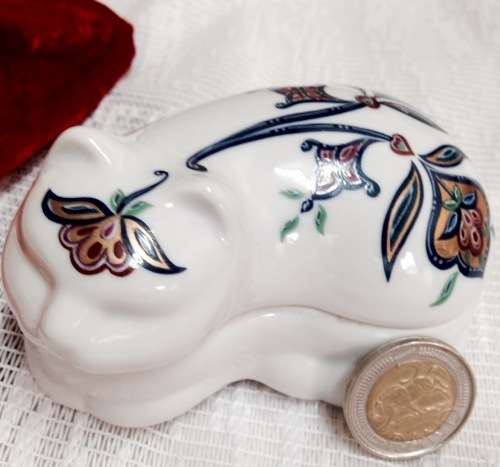 2*Byzantine Cat box Ginger jar ELIZABETH ARDENL@@KatMyBUY NOWitems*NO WAITiNG