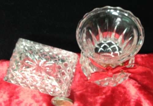 Vase POSY +Box Lidded - Cut CRISTAL de FLANDRE