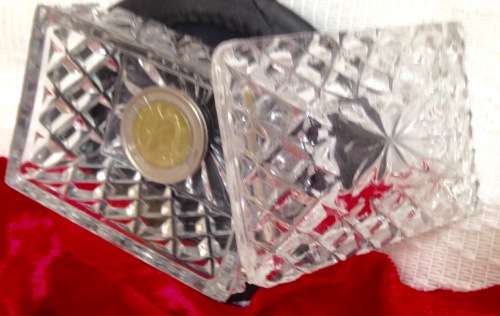 Vase POSY +Box Lidded - Cut CRISTAL de FLANDRE