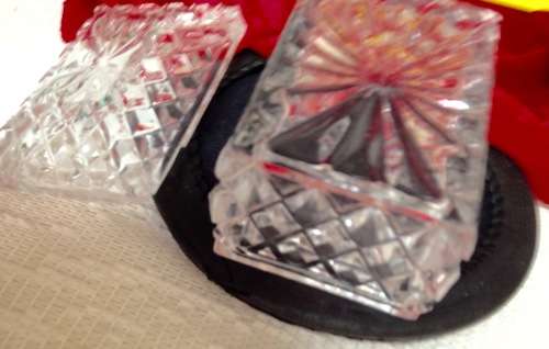 Vase POSY +Box Lidded - Cut CRISTAL de FLANDRE